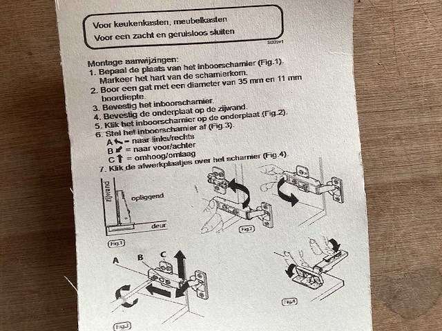 Starx inboorscharnier 35mm, met demping, 2 pack (34x) - afbeelding 4 van  4