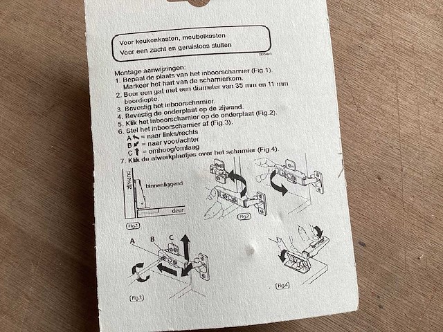 Starx inboorscharnier 35mm, met demping, 2 pack (70x) - afbeelding 4 van  4