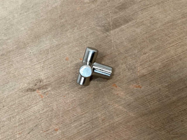 Starx meubelgreep, rvs kleur, 30 mm (100x) - afbeelding 2 van  4