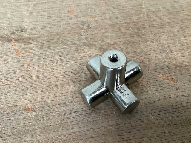 Starx meubelgreep, rvs kleur, 30 mm (100x) - afbeelding 3 van  6