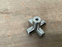 Starx meubelgreep, rvs kleur, 30 mm (100x) - afbeelding 3 van  6