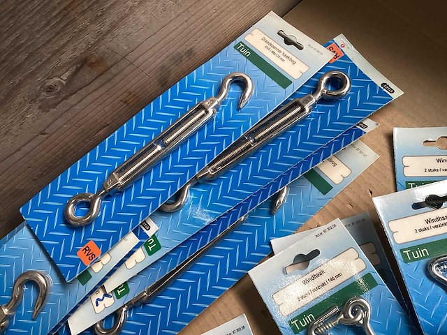 Starx mix kavel windhaken en draadspanners (59x) - afbeelding 3 van  4