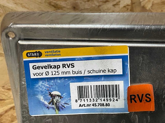 Starx rvs gevalkappen (7x) - afbeelding 6 van  9
