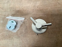 Starx rvs kapstokhaak, dubbel (180x) - afbeelding 1 van  5