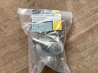 Starx rvs kapstokhaak, dubbel (254x) - afbeelding 3 van  4