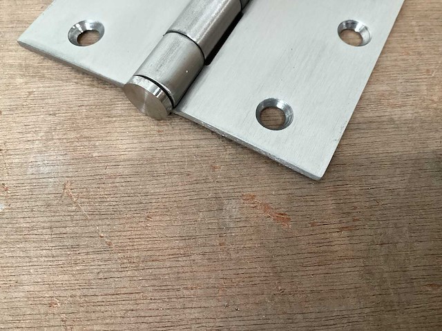 Starx scharnier 89x89 mm, rvs (54x) - afbeelding 1 van  2