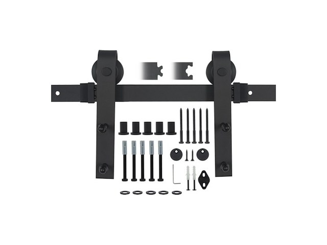Starx schuifdeur systeem zwart - afbeelding 1 van  3