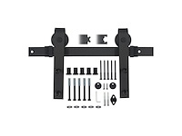 Starx schuifdeur systeem zwart - afbeelding 1 van  3