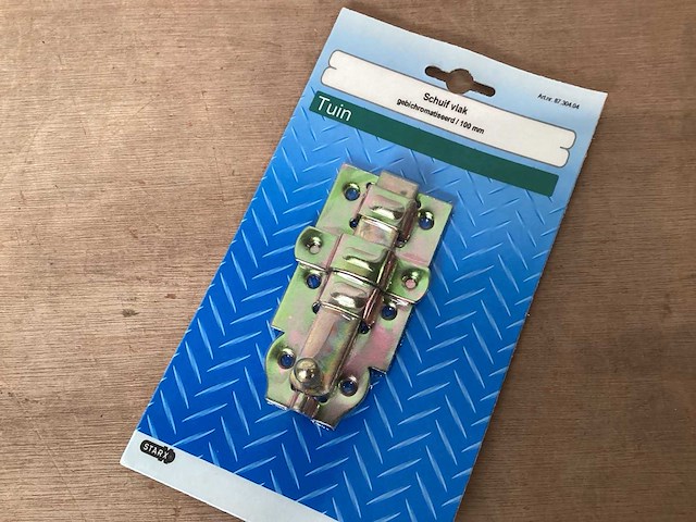 Starx schuifgrendel 100 mm (43x) - afbeelding 1 van  4