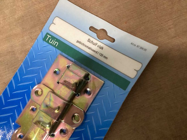 Starx schuifgrendel 120 mm (45x) - afbeelding 2 van  4