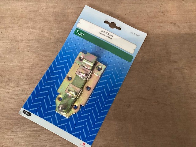 Starx schuifgrendel met bocht 100 mm (45x) - afbeelding 1 van  3