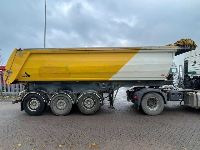 Stas - 2013 - s300cx c1b kipper trailer 3 axle cover - oplegger - afbeelding 13 van  15