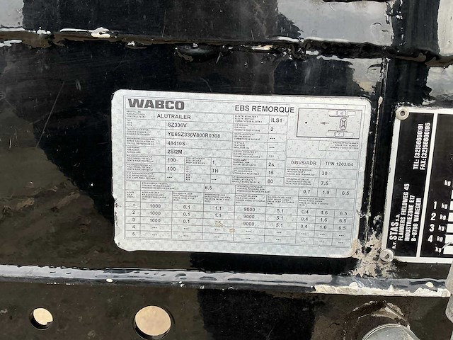 Stas mf1194 walking floor oplegger - afbeelding 9 van  23