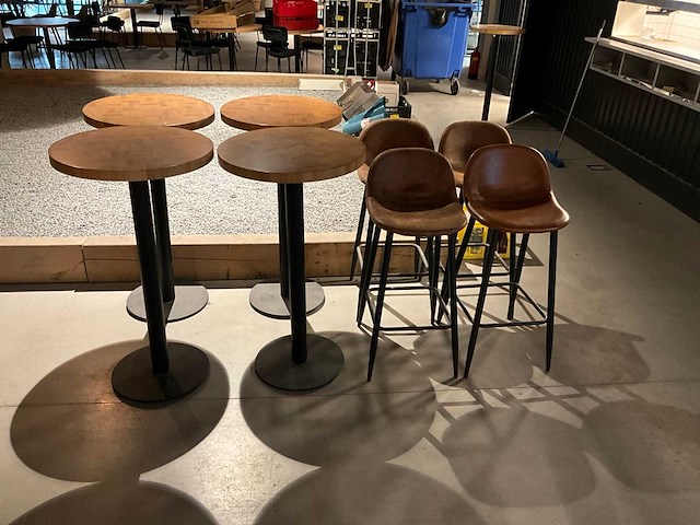 Statafel (5x) - afbeelding 1 van  4