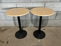 Statafel ø 80 cm (2x)
