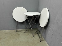 Statafel 80x80x110 cm (3x) - afbeelding 1 van  10