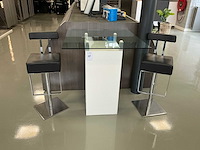 Statafel met 2 barkrukken - afbeelding 2 van  3