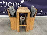 Statafel met 4 stoelen - afbeelding 1 van  7