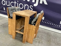 Statafel met 4 stoelen - afbeelding 2 van  7