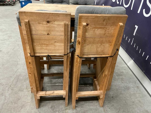 Statafel met 4 stoelen - afbeelding 5 van  7
