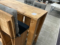 Statafel met 4 stoelen - afbeelding 6 van  7