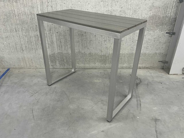 Statafel met aluminium onderstel - afbeelding 1 van  3