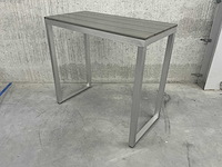 Statafel met aluminium onderstel - afbeelding 1 van  3