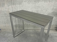 Statafel met aluminium onderstel - afbeelding 2 van  3