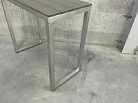 Statafel met aluminium onderstel - afbeelding 3 van  3