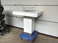 Statafel met sfeerhaard (5x)