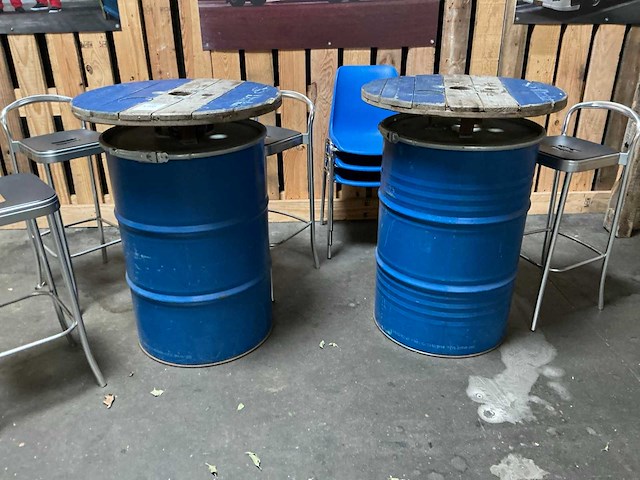 Statafel olievat (2x) - afbeelding 2 van  4