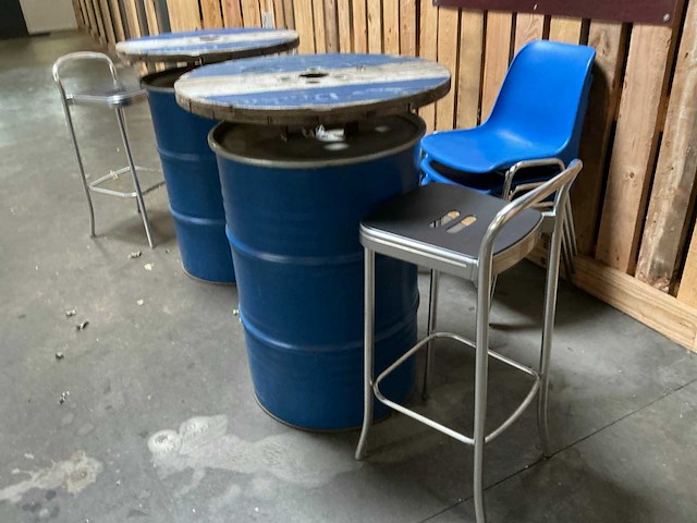 Statafel olievat (2x) - afbeelding 3 van  4