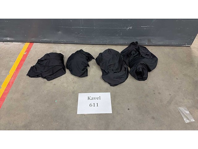 Statafel rok zwart (4x) - afbeelding 1 van  2