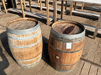 Statafel wijnvat (2x) - afbeelding 1 van  1