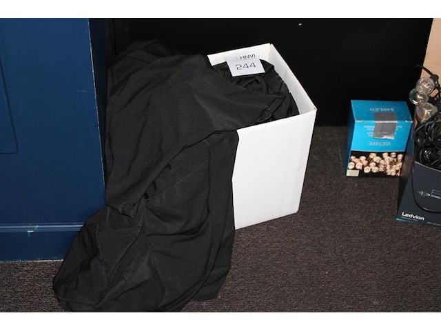 Statafelrokken zwart 6 stuks. - afbeelding 1 van  2