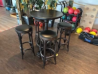 Statafels met barkruk (2x) - afbeelding 3 van  7