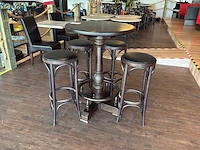 Statafels met barkruk (2x) - afbeelding 4 van  4