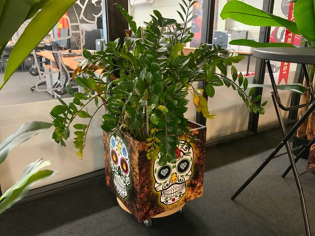 Statafels met planten (7x) - afbeelding 2 van  16