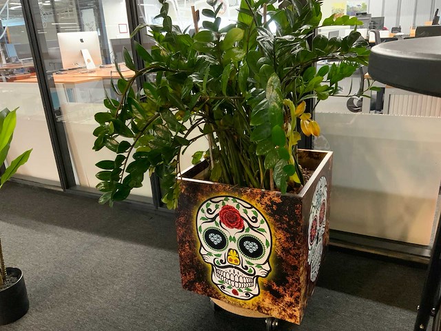 Statafels met planten (7x) - afbeelding 3 van  16