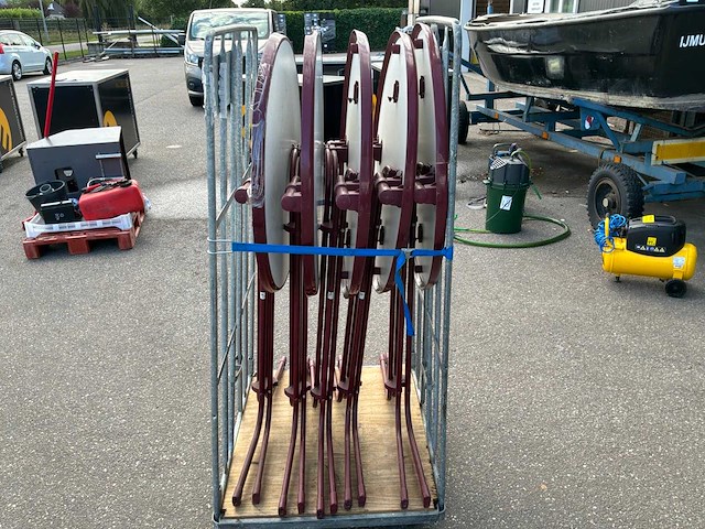 Statafels met transportkar - afbeelding 2 van  3