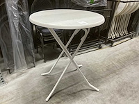 Statafels met transportwagen (11x) - afbeelding 1 van  3