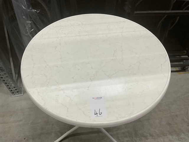 Statafels met transportwagen (11x) - afbeelding 2 van  3