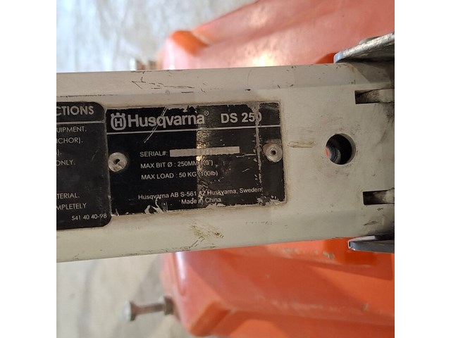 Statief diamantboormachine 250mm ~, husqvarna, ds250, 2017 - afbeelding 8 van  10