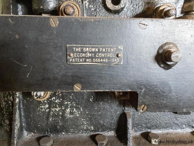 Stationaire brown stoommotor - afbeelding 1 van  5