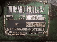 Stationaire motor 2 cilinder, bernard, w10 - afbeelding 16 van  17