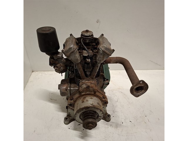 Stationaire motor 2 cilinder met vertraging, bernard, 110 tc - afbeelding 10 van  17