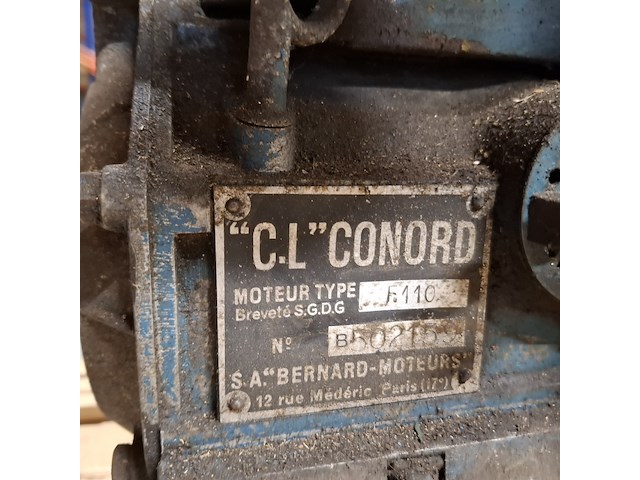 Stationaire motor 2 clinder, bernard, f 110 - afbeelding 4 van  8