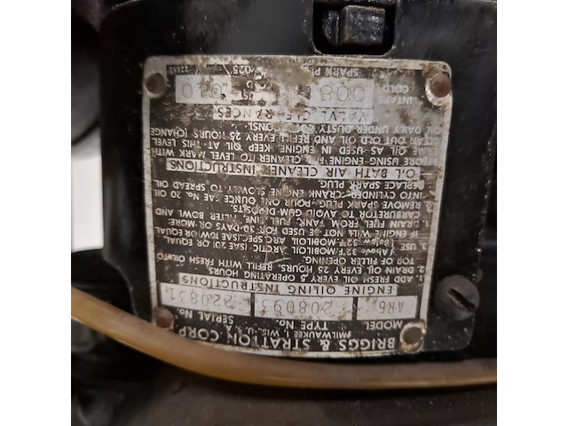 Stationaire motor met vertraging, briggs & stratton , ar6 - afbeelding 10 van  13