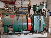 Stationaire stoommotor sunderland met generator - afbeelding 2 van  4