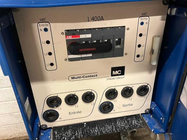 Staubli ccge 400 hoogspanning bouwaansluitkast - afbeelding 3 van  6